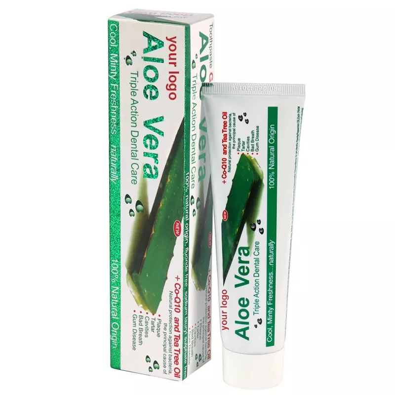 Kräuter-Aloe-Vera-Zahnpasta